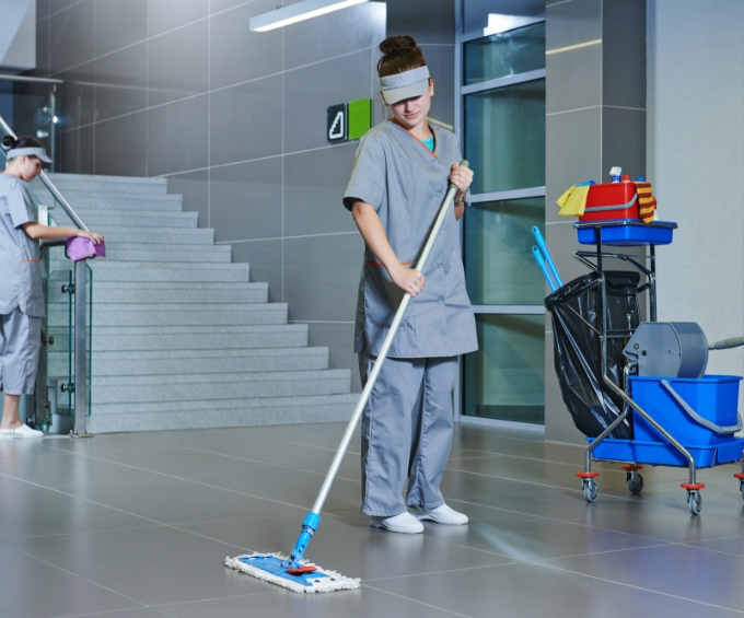 Protective cleaning equipment
